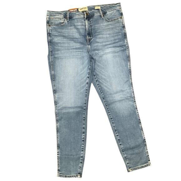 Kirkland Signature Light Blue Jeans High Rise Stretch Size 16 NWT - Picture 3 of 7